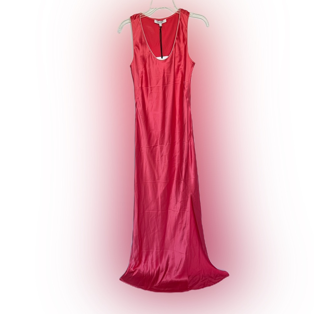 Naked Cashmere Red Dress 100% Silk NWT